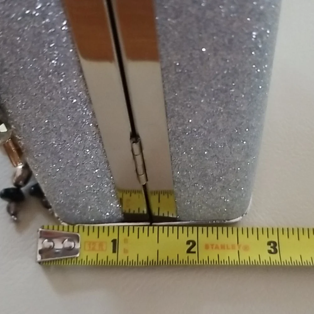 NWT Repurposed Vintage Jewelry Collage Beaded Metal Frame Handbag - Picture 16 of 16